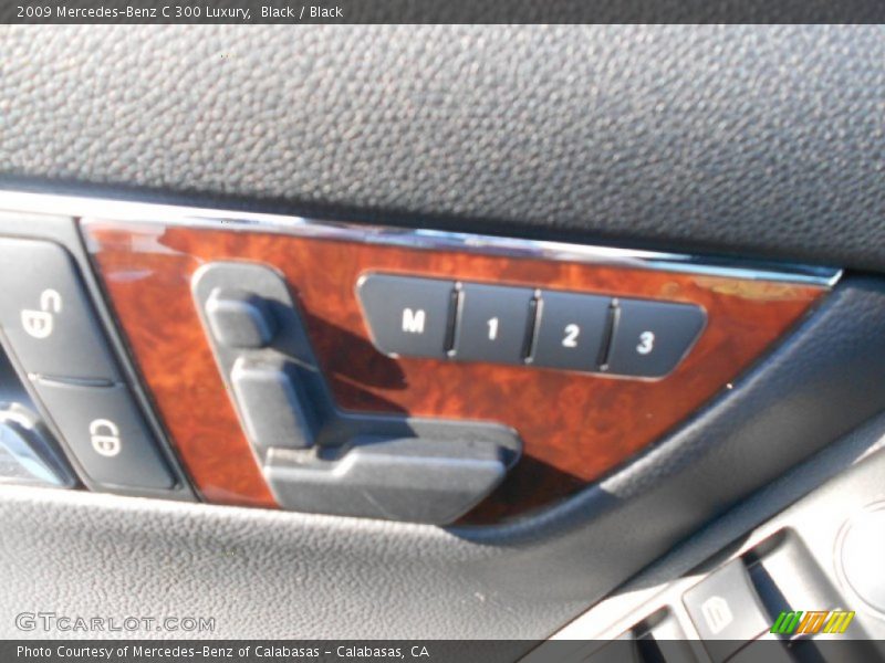 Black / Black 2009 Mercedes-Benz C 300 Luxury