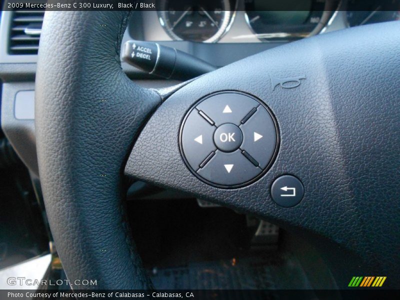 Black / Black 2009 Mercedes-Benz C 300 Luxury