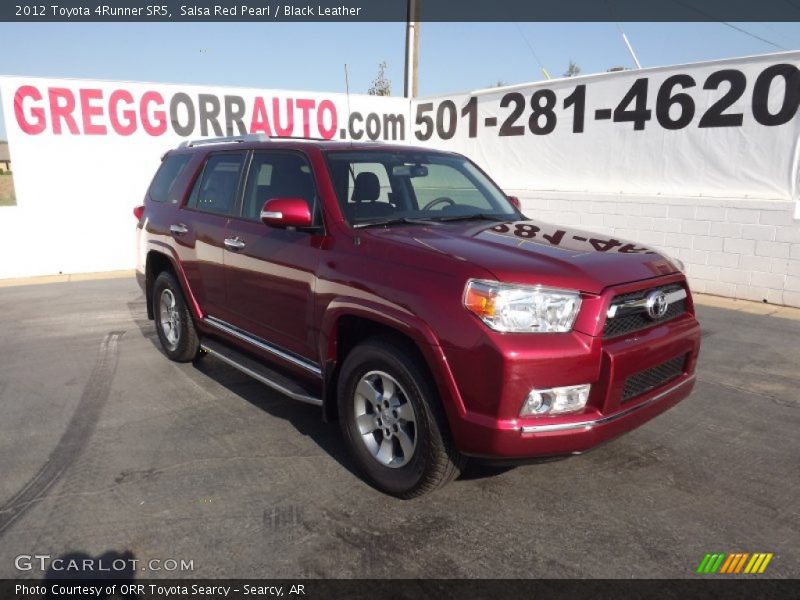 Salsa Red Pearl / Black Leather 2012 Toyota 4Runner SR5