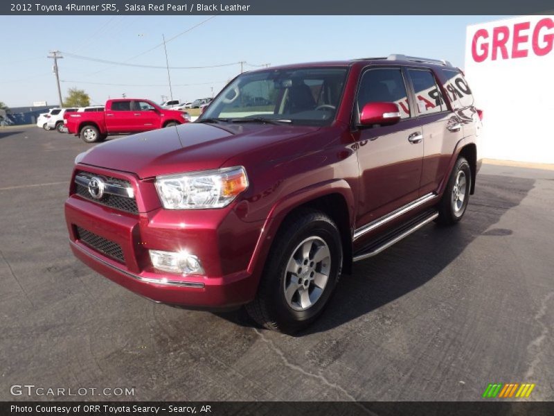 Salsa Red Pearl / Black Leather 2012 Toyota 4Runner SR5