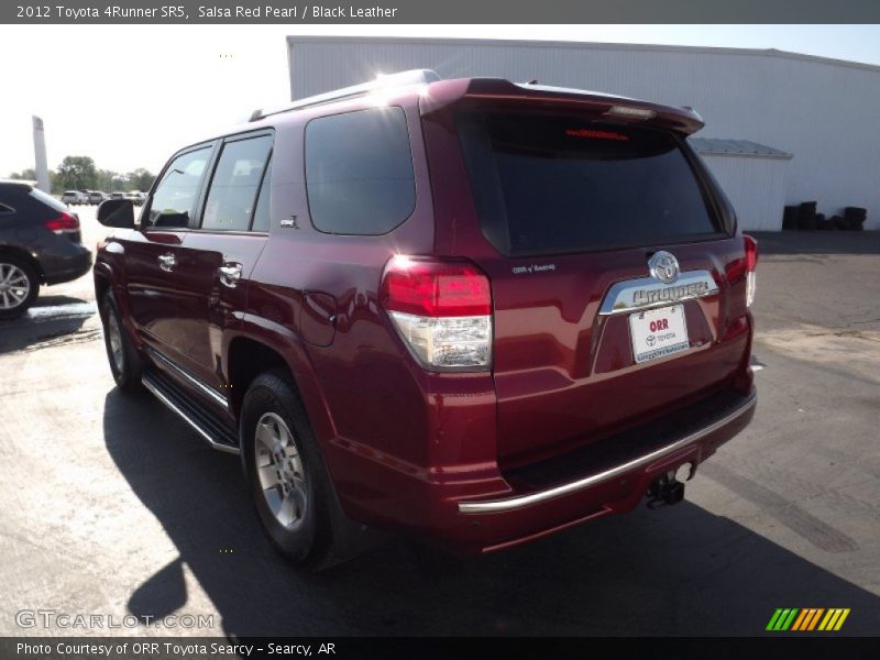 Salsa Red Pearl / Black Leather 2012 Toyota 4Runner SR5
