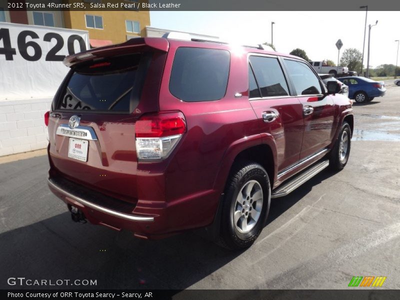 Salsa Red Pearl / Black Leather 2012 Toyota 4Runner SR5