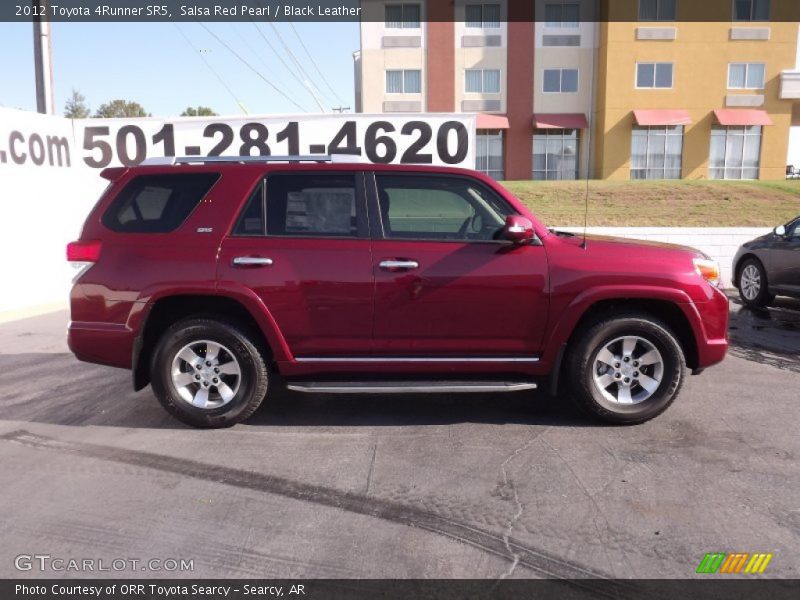 Salsa Red Pearl / Black Leather 2012 Toyota 4Runner SR5