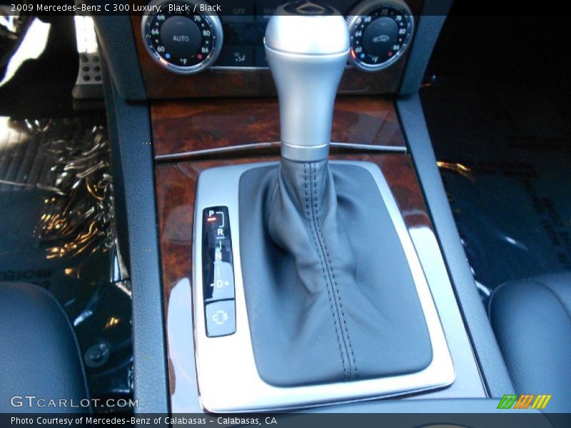 Black / Black 2009 Mercedes-Benz C 300 Luxury