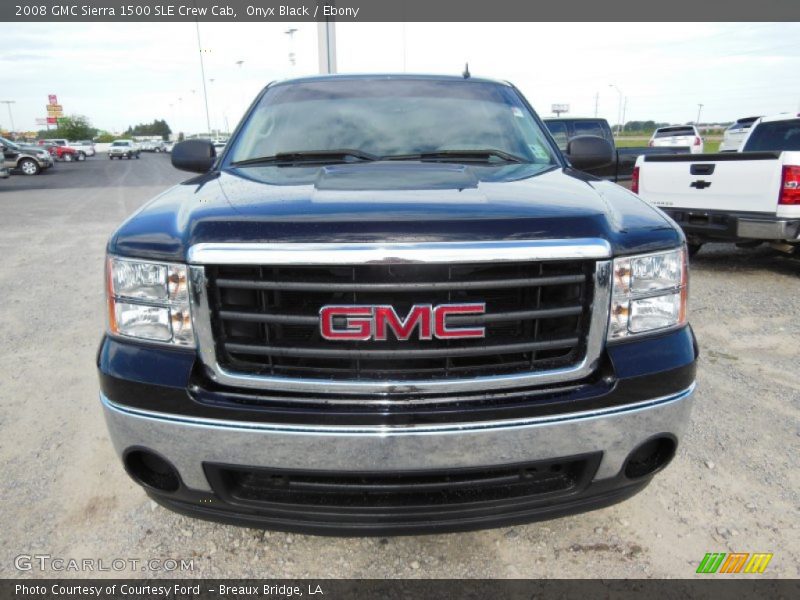 Onyx Black / Ebony 2008 GMC Sierra 1500 SLE Crew Cab