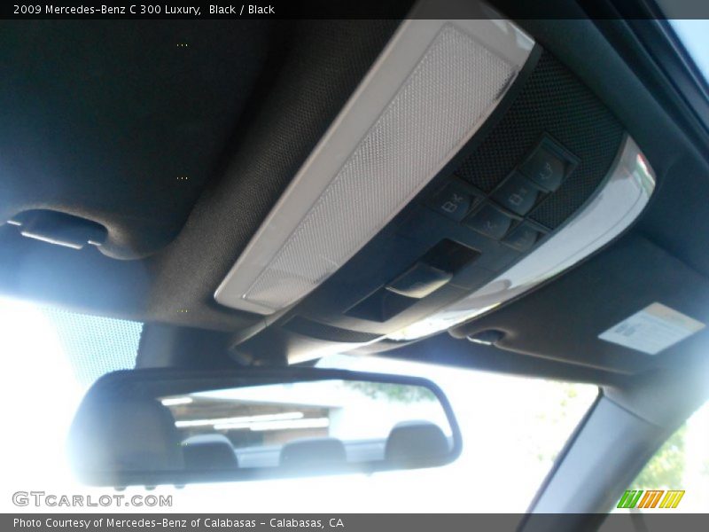 Black / Black 2009 Mercedes-Benz C 300 Luxury
