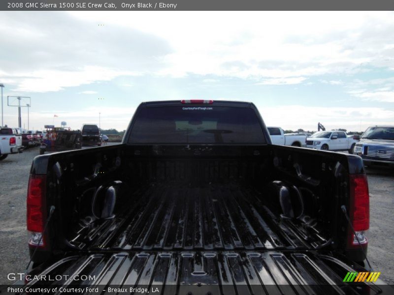 Onyx Black / Ebony 2008 GMC Sierra 1500 SLE Crew Cab