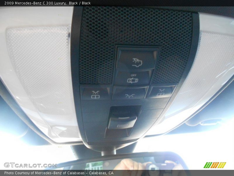 Black / Black 2009 Mercedes-Benz C 300 Luxury
