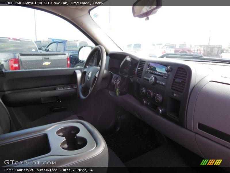 Onyx Black / Ebony 2008 GMC Sierra 1500 SLE Crew Cab