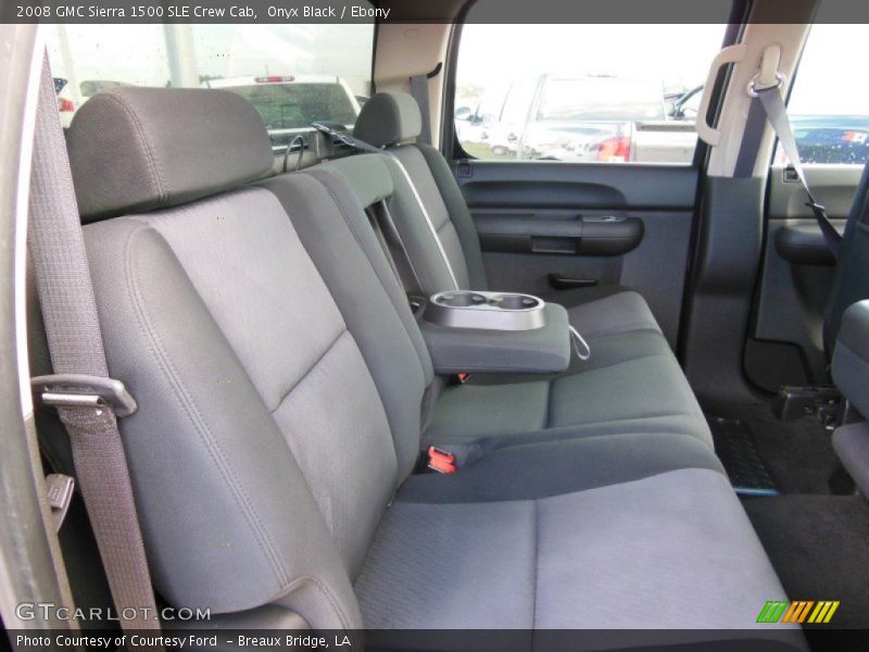 Onyx Black / Ebony 2008 GMC Sierra 1500 SLE Crew Cab