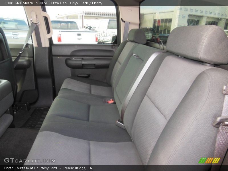 Onyx Black / Ebony 2008 GMC Sierra 1500 SLE Crew Cab