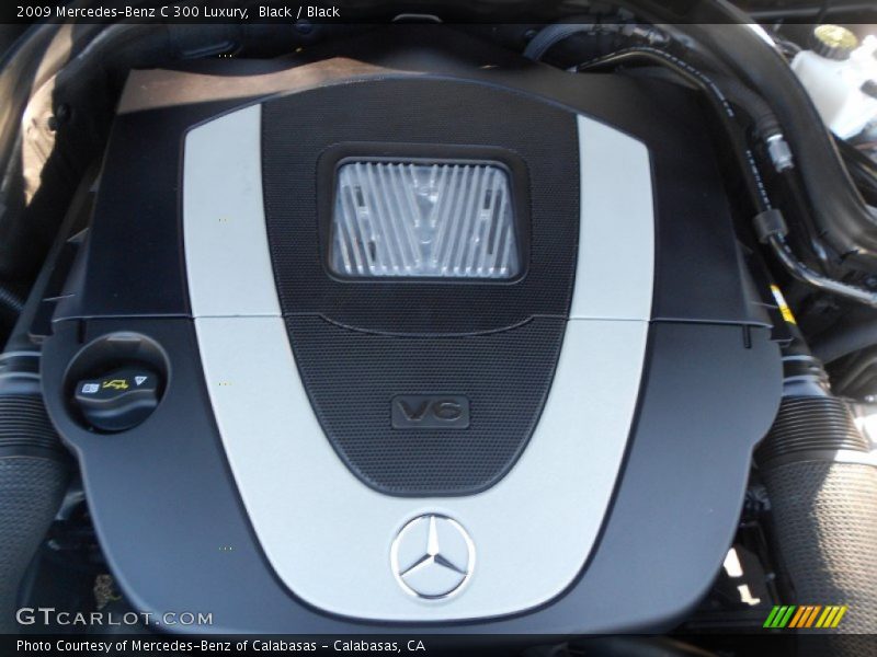Black / Black 2009 Mercedes-Benz C 300 Luxury