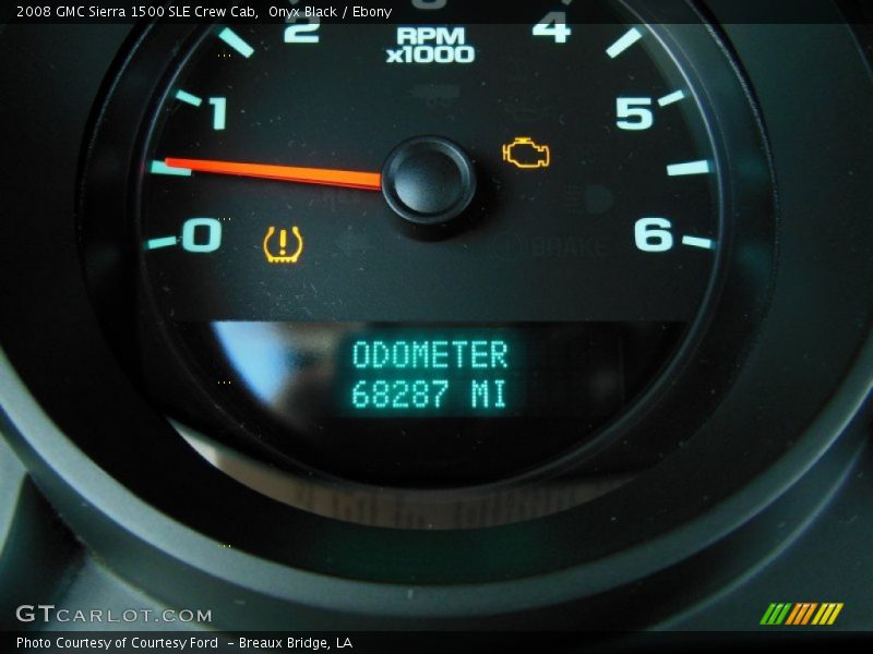 Onyx Black / Ebony 2008 GMC Sierra 1500 SLE Crew Cab