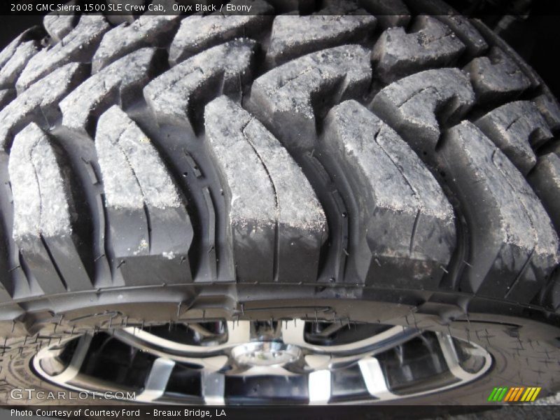 Onyx Black / Ebony 2008 GMC Sierra 1500 SLE Crew Cab