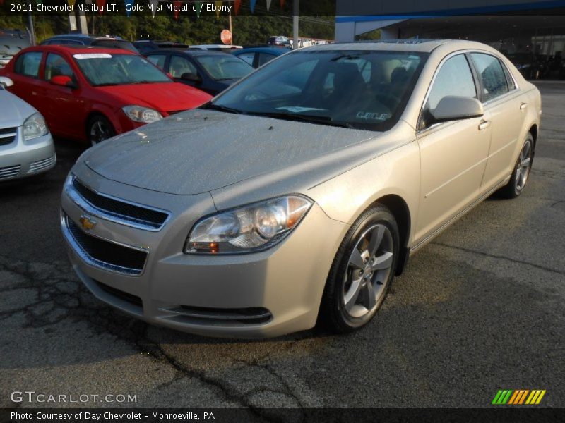 Gold Mist Metallic / Ebony 2011 Chevrolet Malibu LT
