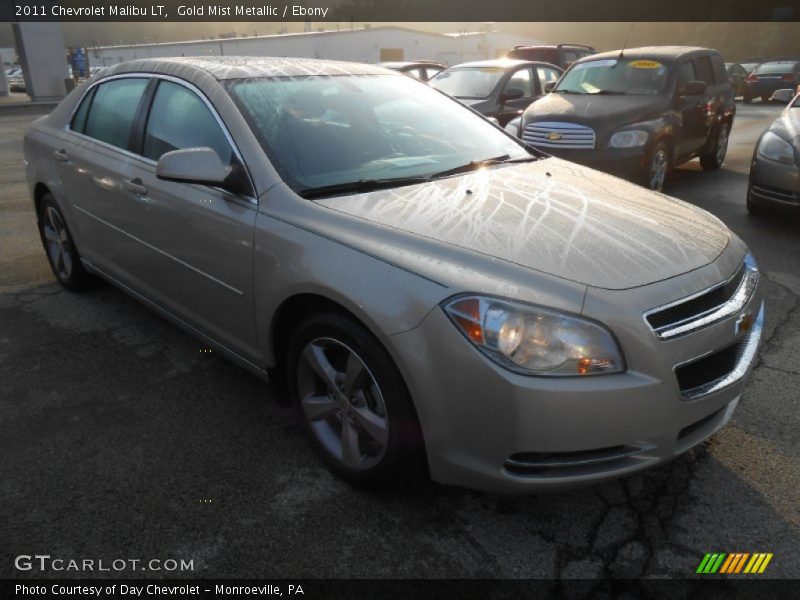 Gold Mist Metallic / Ebony 2011 Chevrolet Malibu LT