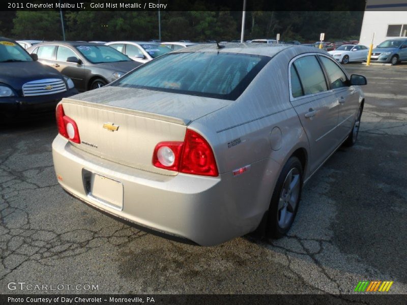 Gold Mist Metallic / Ebony 2011 Chevrolet Malibu LT