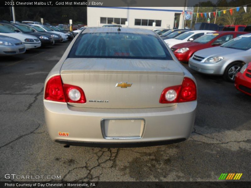 Gold Mist Metallic / Ebony 2011 Chevrolet Malibu LT