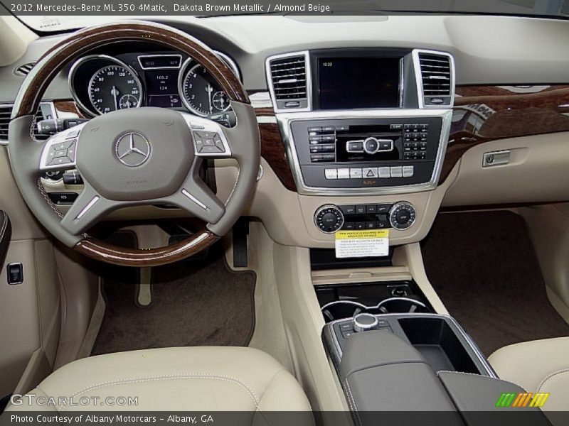 Dakota Brown Metallic / Almond Beige 2012 Mercedes-Benz ML 350 4Matic