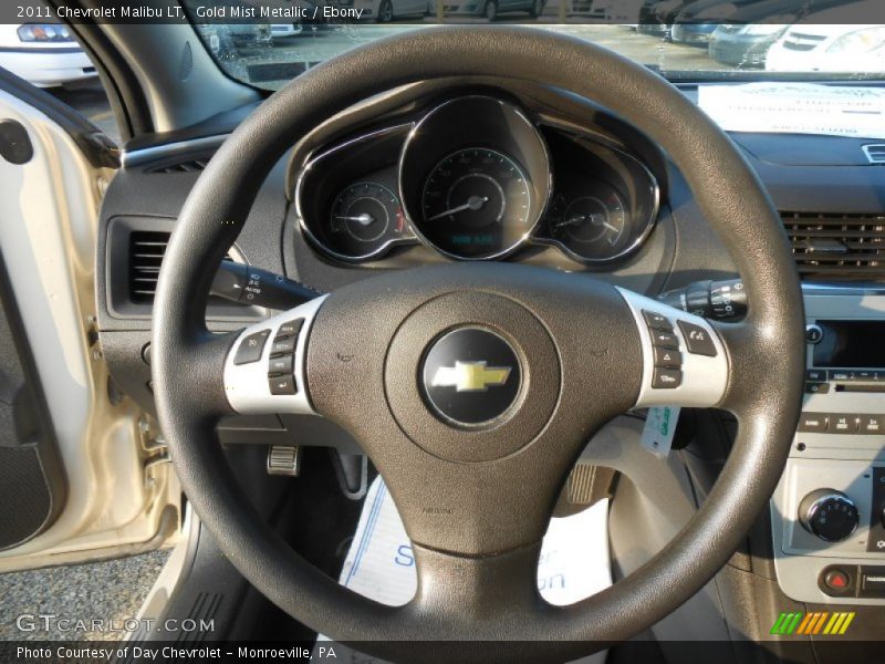 Gold Mist Metallic / Ebony 2011 Chevrolet Malibu LT