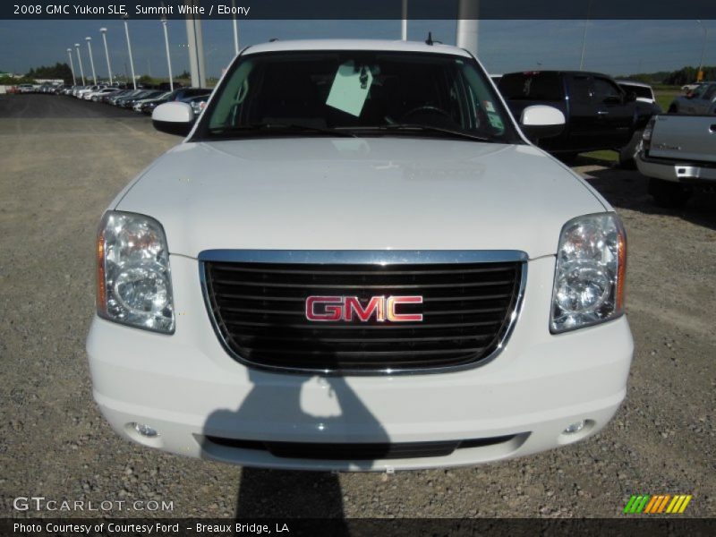 Summit White / Ebony 2008 GMC Yukon SLE