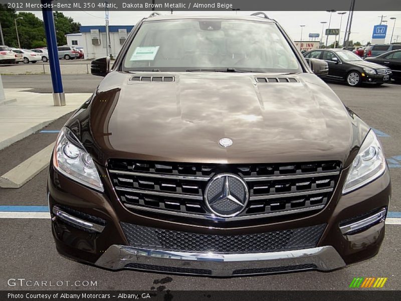 Dakota Brown Metallic / Almond Beige 2012 Mercedes-Benz ML 350 4Matic