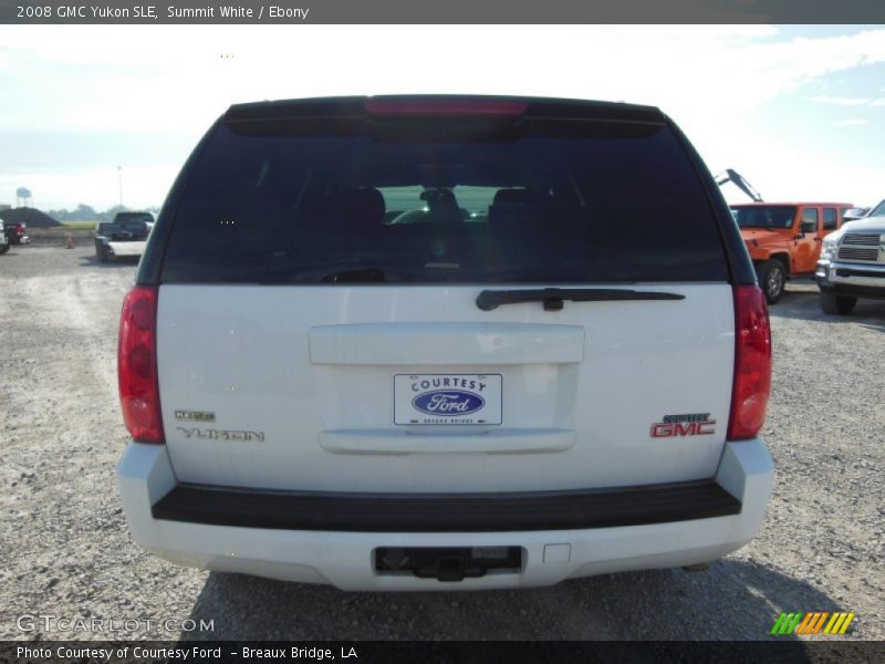 Summit White / Ebony 2008 GMC Yukon SLE