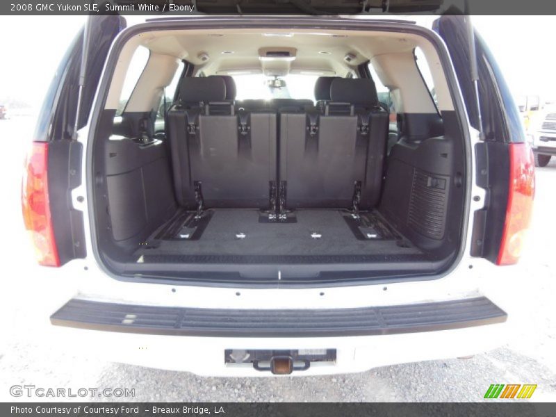 Summit White / Ebony 2008 GMC Yukon SLE