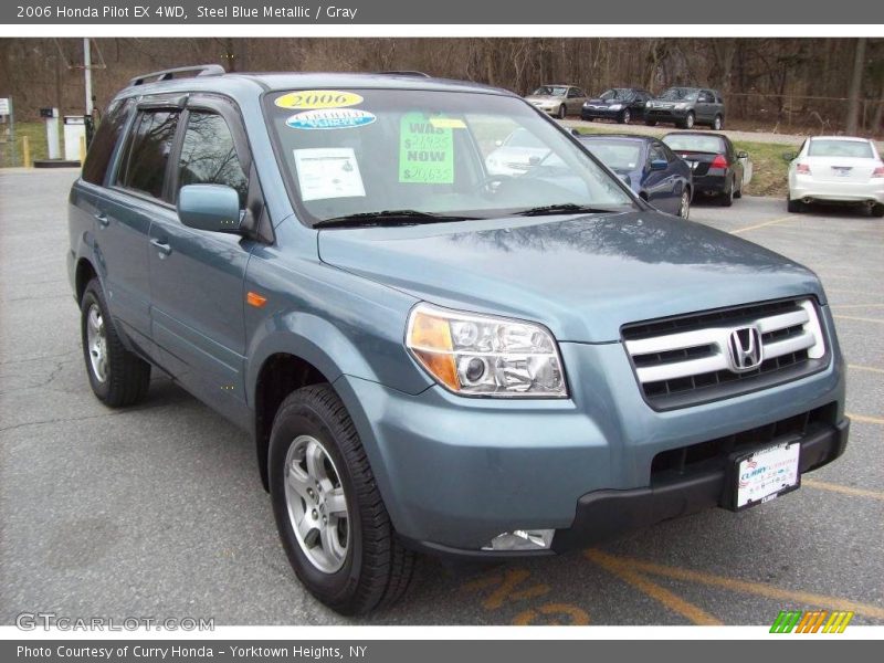 Steel Blue Metallic / Gray 2006 Honda Pilot EX 4WD