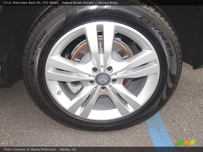 Dakota Brown Metallic / Almond Beige 2012 Mercedes-Benz ML 350 4Matic