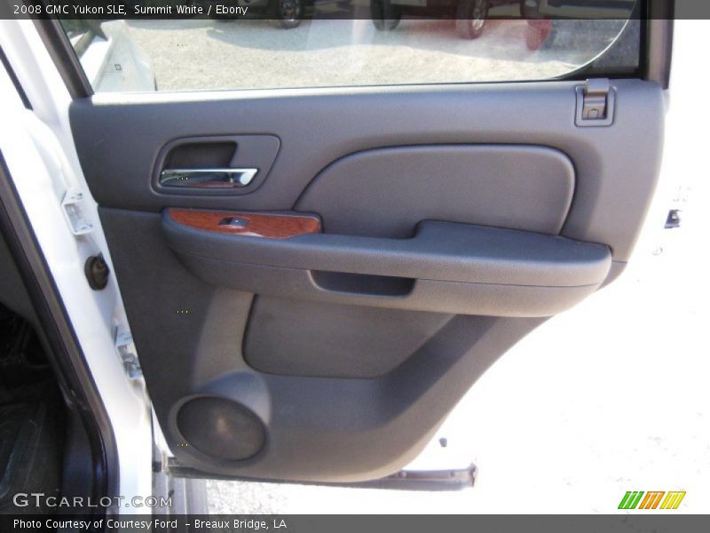 Summit White / Ebony 2008 GMC Yukon SLE