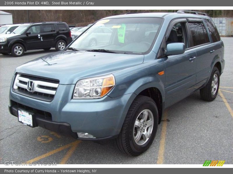 Steel Blue Metallic / Gray 2006 Honda Pilot EX 4WD
