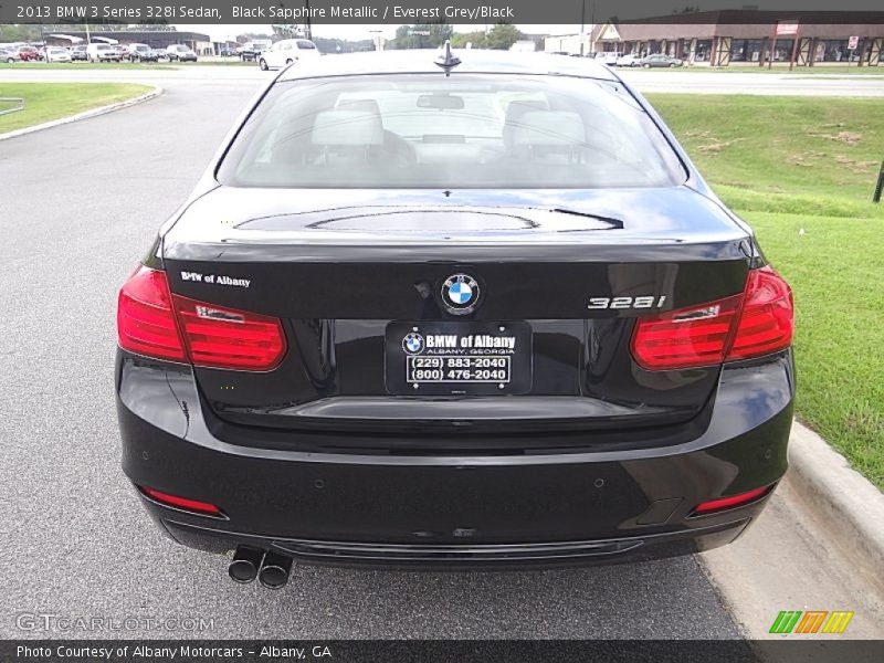 Black Sapphire Metallic / Everest Grey/Black 2013 BMW 3 Series 328i Sedan