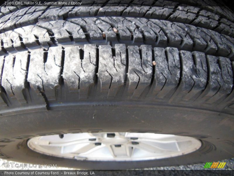 Summit White / Ebony 2008 GMC Yukon SLE