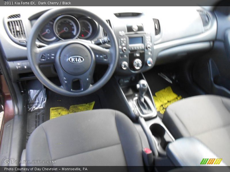Dark Cherry / Black 2011 Kia Forte EX