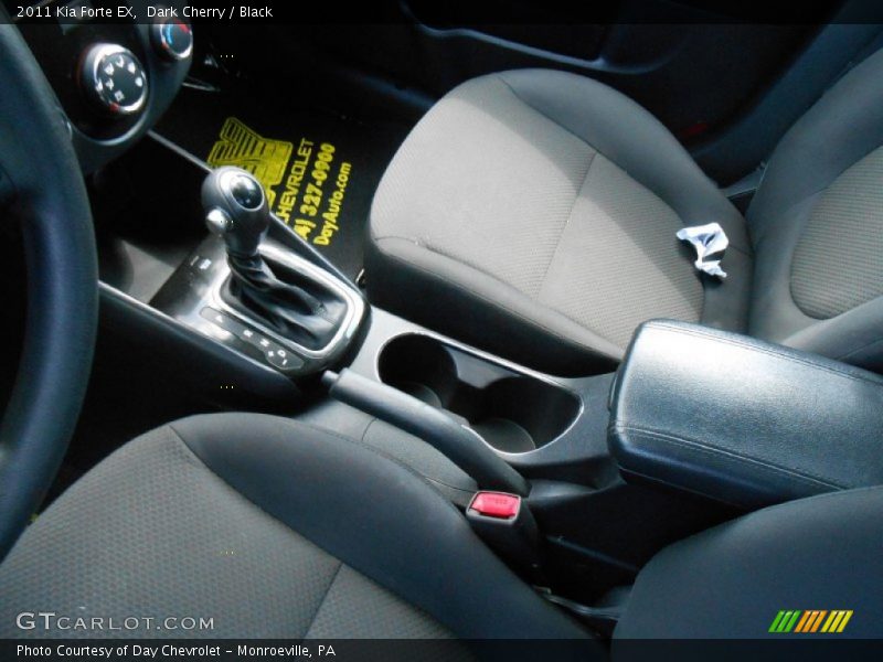 Dark Cherry / Black 2011 Kia Forte EX