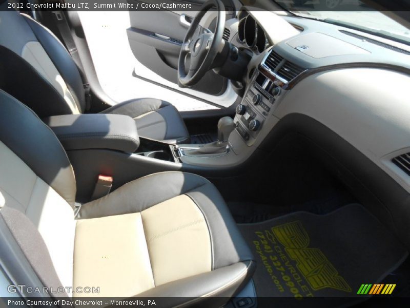 Summit White / Cocoa/Cashmere 2012 Chevrolet Malibu LTZ