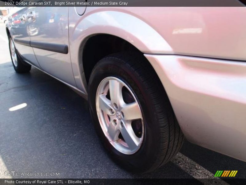 Bright Silver Metallic / Medium Slate Gray 2007 Dodge Caravan SXT