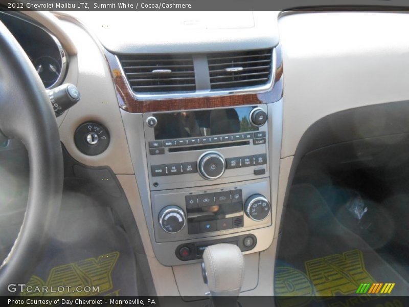 Summit White / Cocoa/Cashmere 2012 Chevrolet Malibu LTZ