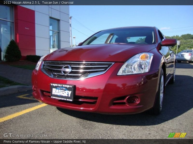 Tuscan Sun / Charcoal 2012 Nissan Altima 2.5 S