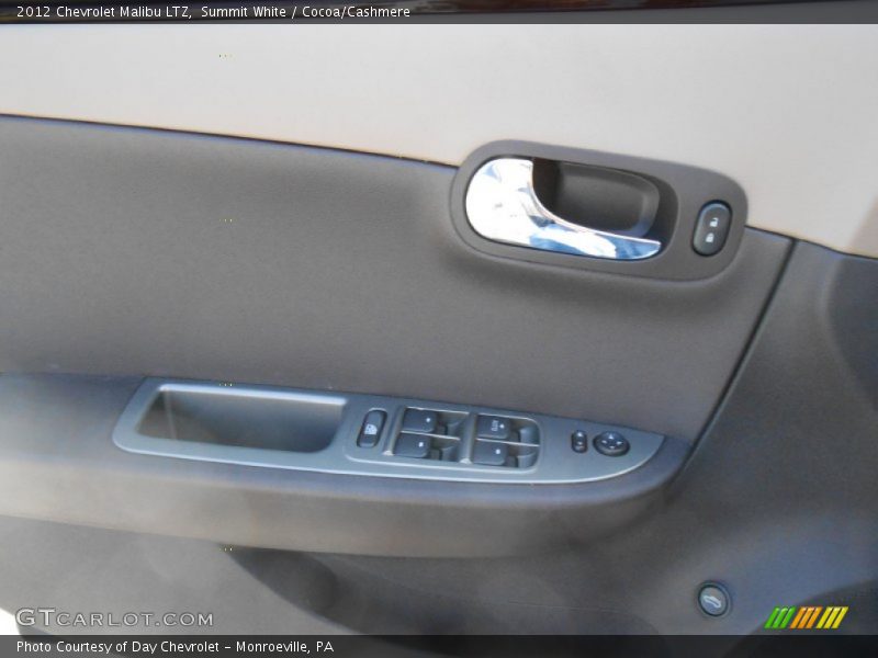 Summit White / Cocoa/Cashmere 2012 Chevrolet Malibu LTZ