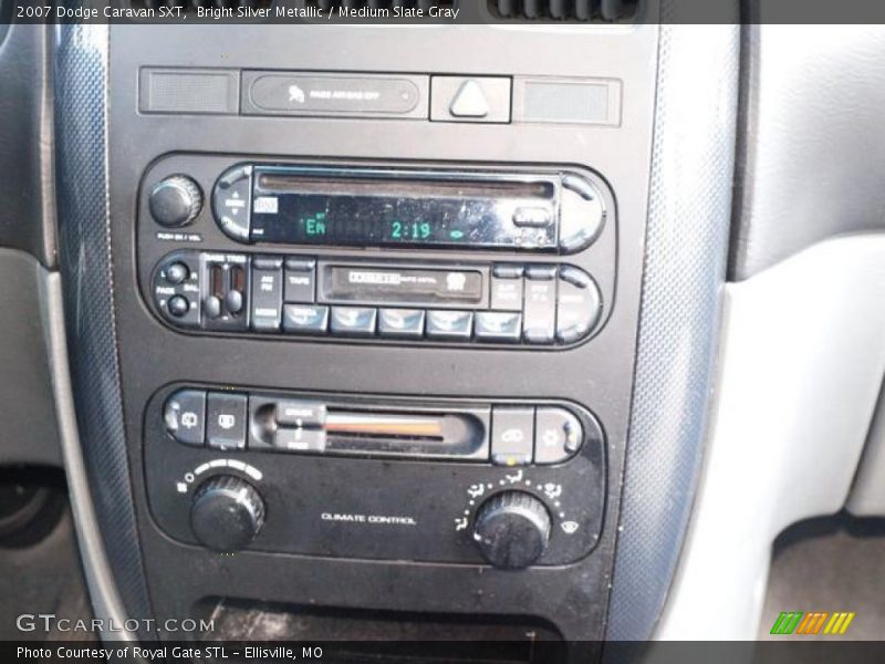 Bright Silver Metallic / Medium Slate Gray 2007 Dodge Caravan SXT