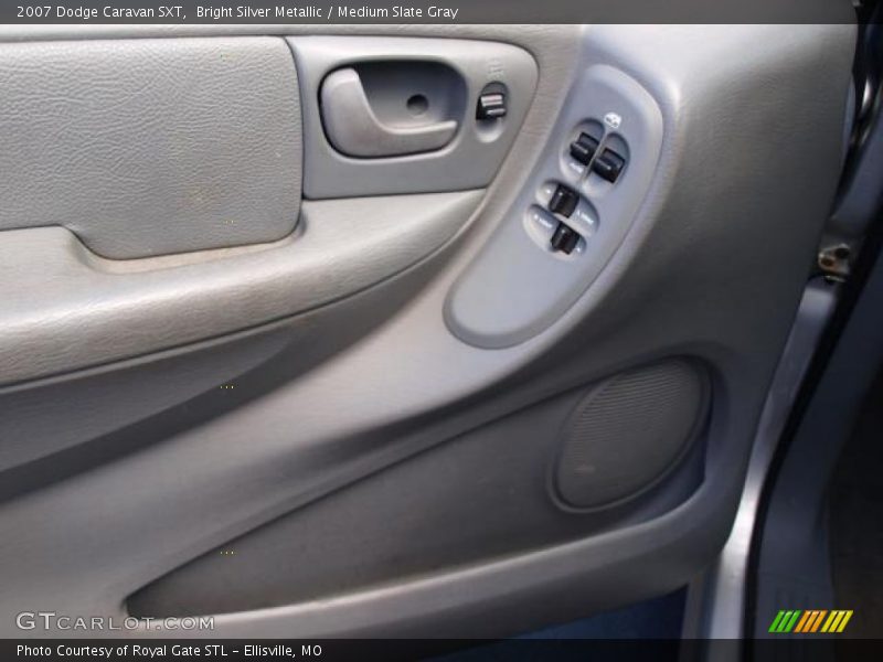 Bright Silver Metallic / Medium Slate Gray 2007 Dodge Caravan SXT