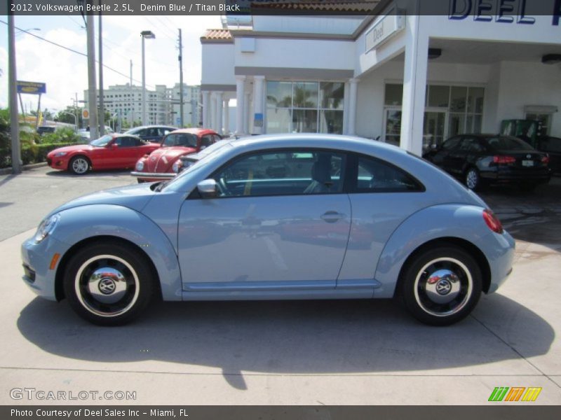 Denim Blue / Titan Black 2012 Volkswagen Beetle 2.5L