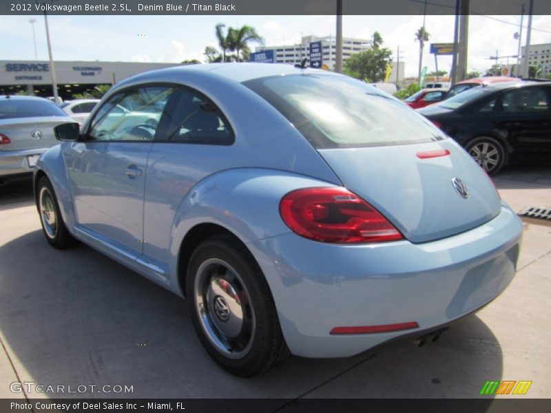 Denim Blue / Titan Black 2012 Volkswagen Beetle 2.5L