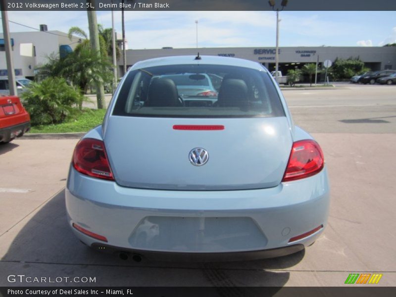 Denim Blue / Titan Black 2012 Volkswagen Beetle 2.5L