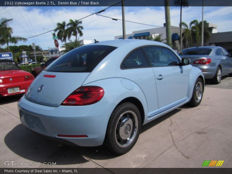 Denim Blue / Titan Black 2012 Volkswagen Beetle 2.5L