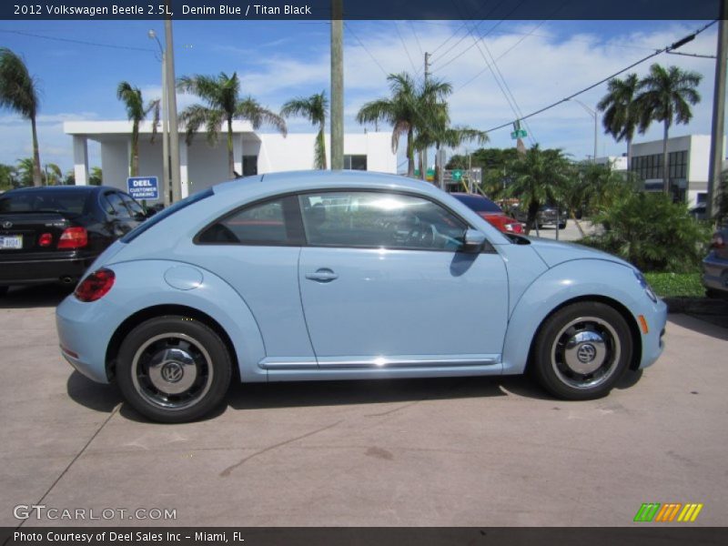 Denim Blue / Titan Black 2012 Volkswagen Beetle 2.5L