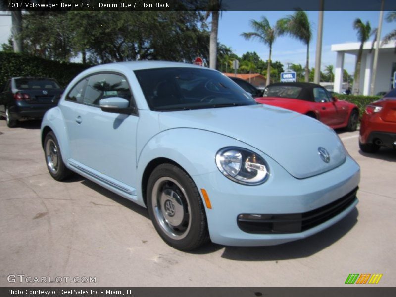 Denim Blue / Titan Black 2012 Volkswagen Beetle 2.5L