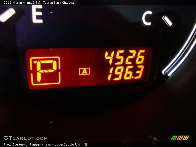Tuscan Sun / Charcoal 2012 Nissan Altima 2.5 S